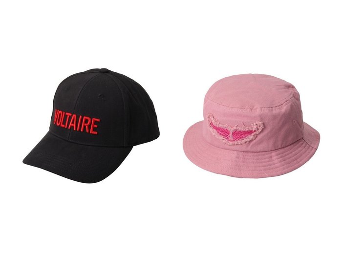 【ZADIG & VOLTAIRE/ザディグ エ ヴォルテール】のBOB WINGS PATCH ハット&KLELIA VOLTAIRE キャップ おすすめ！人気、トレンド、レディースファッションの通販  おすすめ人気トレンドファッション通販アイテム インテリア・キッズ・メンズ・レディースファッション・服の通販 founy(ファニー) https://founy.com/ ファッション Fashion レディースファッション WOMEN 帽子 Hats キャップ フィット 帽子 |ID:crp329100000142513