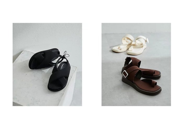 【Whim Gazette/ウィムガゼット】の【GIA BORGHINI】ANKLE STRAPサンダル&【GIA BORGHINI】CROSS FLATサンダル 【シューズ・靴】おすすめ！人気、トレンド、レディースファッションの通販 おすすめ人気トレンドファッション通販アイテム 人気、トレンドファッション・服の通販 founy(ファニー) ファッション Fashion レディースファッション WOMEN イタリア キャンバス コレクション サンダル シューズ シンプル 2023春夏・S/S SS,Spring/Summer,2023 2023年 2023 |ID:crp329100000142938