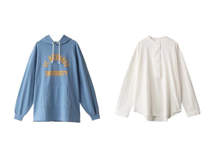 【Shinzone/シンゾーン】のミリタリーヘンリープルオーバー&プリントフーディー 【トップス、カットソー】おすすめ！人気、トレンド、レディースファッションの通販 おすすめ人気トレンドファッション通販アイテム インテリア・キッズ・メンズ・レディースファッション・服の通販 founy(ファニー) https://founy.com/ ファッション Fashion レディースファッション WOMEN トップス・カットソー Tops/Tshirt シャツ/ブラウス Shirts/Blouses ロング / Tシャツ T-Shirts プルオーバー Pullover カットソー Cut and Sewn パーカ Sweats スウェット Sweat スリーブ フェミニン ロング おすすめ Recommend タートルネック フロント プリント リラックス |ID:crp329100000143079