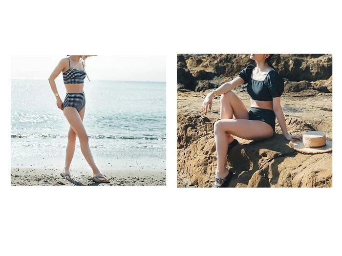 【green label relaxing / UNITED ARROWS/グリーンレーベル リラクシング / ユナイテッドアローズ】のビスチェトップ ショーツ チェック スイムウェア 水着&サッカーパフスリーブ ショーツ スイムウェア 水着 おすすめ！人気、トレンド、レディースファッションの通販 おすすめ人気トレンドファッション通販アイテム 人気、トレンドファッション・服の通販 founy(ファニー) ファッション Fashion レディースファッション WOMEN 水着 Swimwear 水着 Swimwear おすすめ Recommend ショーツ シンプル スイムウエア チェック トレンド ビスチェ ミックス 水着 |ID:crp329100000143448