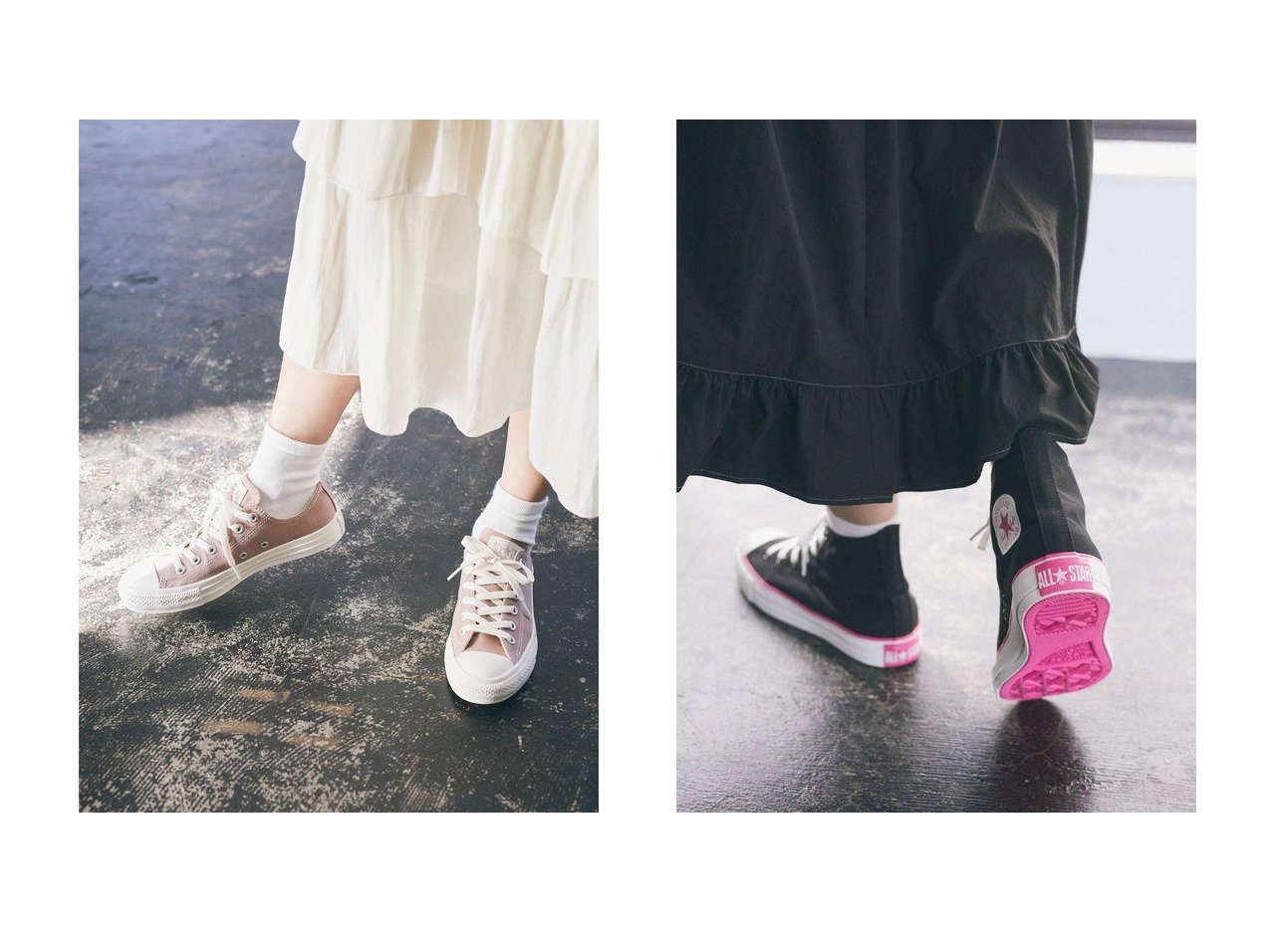 【earth music&ecology/アースミュージックアンドエコロジー】のCONVERSE×earth ALL STAR OX&CONVERSE×earth ALL STAR HI 【プチプライス・低価格】おすすめ！人気、トレンド、レディースファッションの通販 おすすめ人気トレンドファッション通販アイテム インテリア・キッズ・メンズ・レディースファッション・服の通販 founy(ファニー) 　ファッション　Fashion　レディースファッション　WOMEN　送料無料　Free Shipping　インソール　コラボ　シューズ　スニーカー　スポーティ　プリント　ブラック系　Black　ホワイト系　White　グリーン系　Green　|ID:crp329100000143518