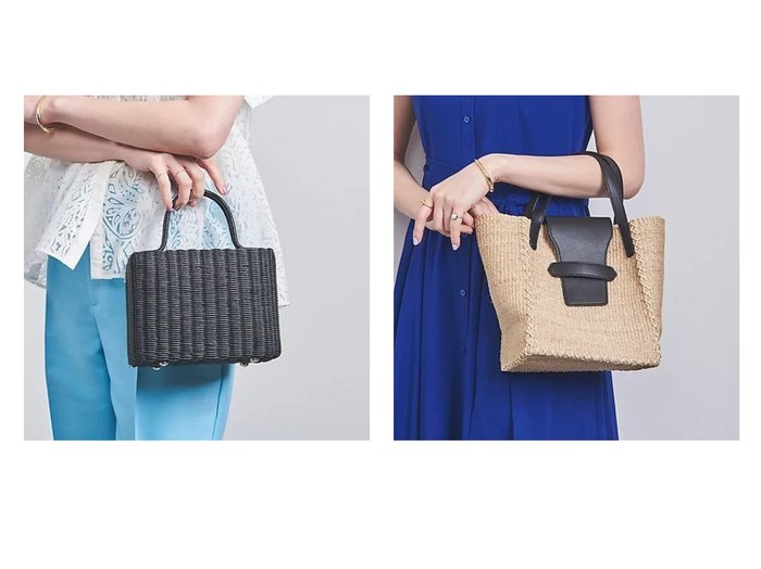 【UNITED ARROWS/ユナイテッドアローズ】のABACA スクエア コンビ トートバッグ&ラタン スクエア ミニバッグ おすすめ！人気、トレンド、レディースファッションの通販 おすすめ人気トレンドファッション通販アイテム インテリア・キッズ・メンズ・レディースファッション・服の通販 founy(ファニー) https://founy.com/ ファッション Fashion レディースファッション WOMEN バッグ Bag S/S・春夏 SS・Spring/Summer スクエア デニム フォルム フレンチ ボーダー マグネット ラタン 夏 Summer 春 Spring コンビ フラップ ベーシック |ID:crp329100000143953