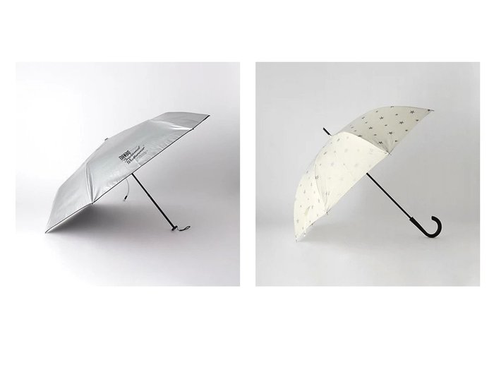【green label relaxing / UNITED ARROWS/グリーンレーベル リラクシング / ユナイテッドアローズ】の【別注】【WEB限定】 プリントアンブレラ 傘 レイン&ライトウェイト アンブレラ (シルバー)/ 傘 レイン おすすめ！人気、トレンド、レディースファッションの通販 おすすめ人気トレンドファッション通販アイテム インテリア・キッズ・メンズ・レディースファッション・服の通販 founy(ファニー) https://founy.com/ ファッション Fashion レディースファッション WOMEN 傘 / レイングッズ Umbrellas/Rainwear 傘 シンプル 別注 レイン レオパード コレクション コンパクト 軽量 シルバー 日傘 おすすめ Recommend |ID:crp329100000144246