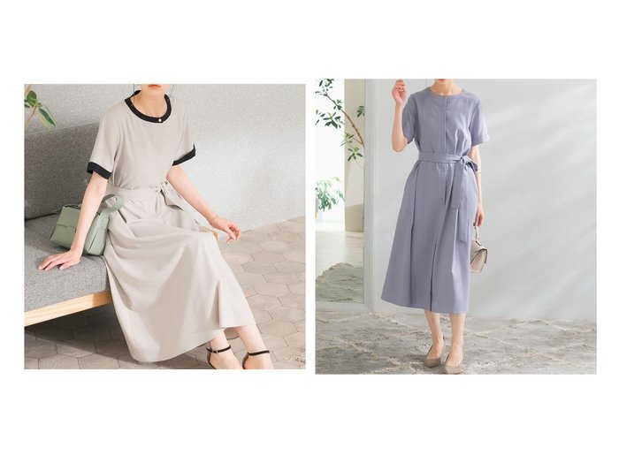 【URBAN RESEARCH ROSSO/アーバンリサーチ ロッソ】の『一部WEB限定カラー』Aラインショートスリーブワンピース 【ワンピース、ドレス】おすすめ！人気、トレンド、レディースファッションの通販 おすすめ人気トレンドファッション通販アイテム 人気、トレンドファッション・服の通販 founy(ファニー) ファッション Fashion レディースファッション WOMEN ワンピース Dress ドレス Party Dresses 2023年 2023 2023春夏・S/S SS,Spring/Summer,2023 S/S・春夏 SS・Spring/Summer ドレス バランス フェミニン 夏 Summer |ID:crp329100000146239