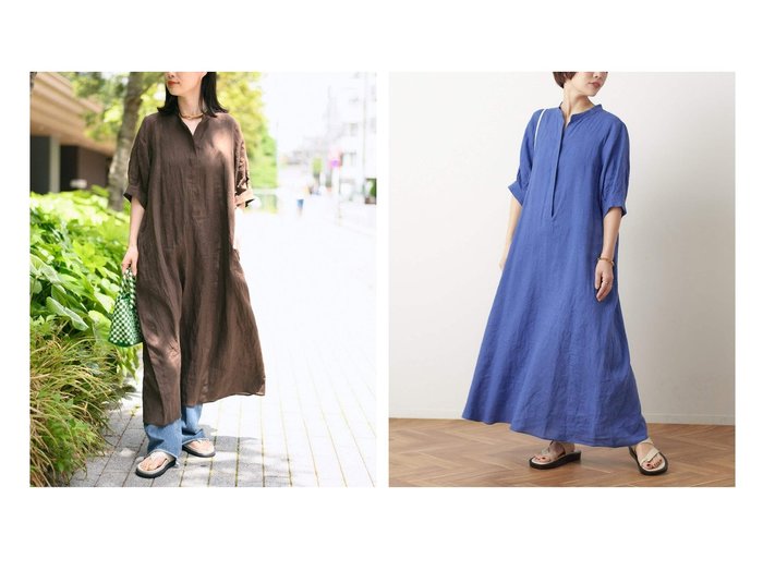 【JOURNAL STANDARD/ジャーナルスタンダード】の《》フレンチリネンスキッパーワンピース 【ワンピース、ドレス】おすすめ！人気、トレンド、レディースファッションの通販 おすすめ人気トレンドファッション通販アイテム 人気、トレンドファッション・服の通販 founy(ファニー) ファッション Fashion レディースファッション WOMEN ワンピース Dress ドレス Party Dresses 2023年 2023 2023春夏・S/S SS,Spring/Summer,2023 ドレス 再入荷 Restock/Back in Stock/Re Arrival |ID:crp329100000146240