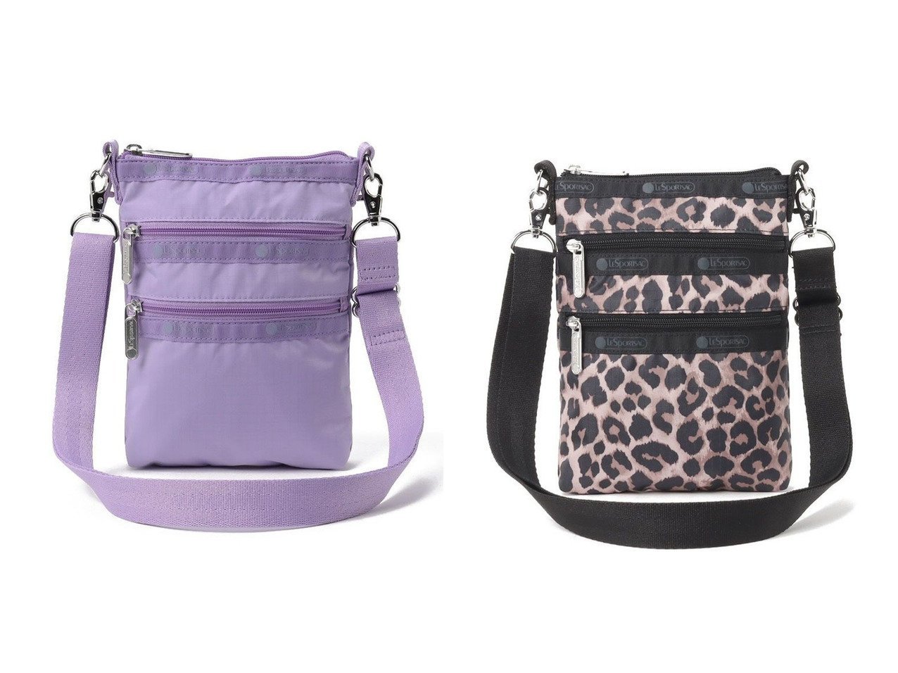【LeSportsac/レスポートサック】のラベンダー&トーニーレオパード 【バッグ・鞄】おすすめ！人気、トレンド、レディースファッションの通販 おすすめ人気トレンドファッション通販アイテム インテリア・キッズ・メンズ・レディースファッション・服の通販 founy(ファニー) 　ファッション　Fashion　レディースファッション　WOMEN　アウトドア　軽量　ショルダー　シンプル　スポーツ　スマート　スリム　財布　トラベル　プリント　ポケット　ポシェット　ポーチ　無地　ラベンダー　送料無料　Free Shipping　おすすめ　Recommend　|ID:crp329100000146737