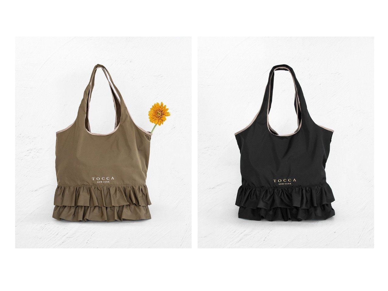 【TOCCA/トッカ】のFRILL SUBBAG サブバッグ おすすめ！人気、トレンド、レディースファッションの通販 おすすめ人気トレンドファッション通販アイテム インテリア・キッズ・メンズ・レディースファッション・服の通販 founy(ファニー) 　ファッション　Fashion　レディースファッション　WOMEN　バッグ　Bag　送料無料　Free Shipping　A/W・秋冬　AW・Autumn/Winter・FW・Fall-Winter　冬　Winter　おすすめ　Recommend　エレガント　トリミング　フリル　ボトム　ポケット　リュクス　財布　グリーン系　Green　ブラック系　Black　|ID:crp329100000147072