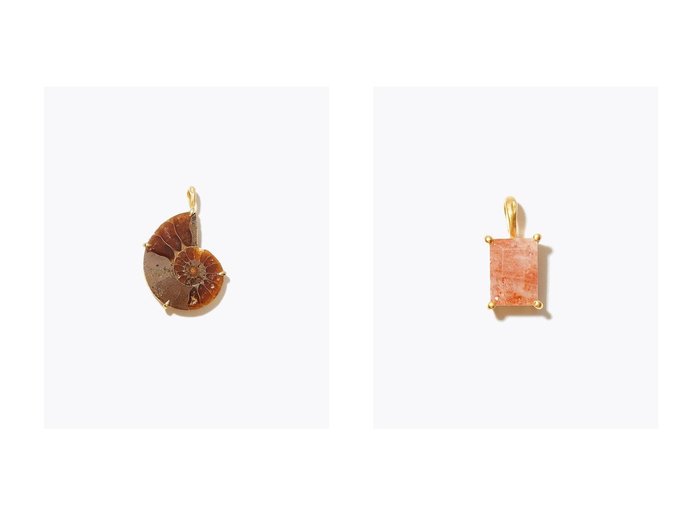 【ARTIDA OUD/アルティーダ ウード】のancient アンモナイト mini チャーム&ancient サンストーン mini チャーム 【アクセサリー、ジュエリー】おすすめ！人気、トレンド、レディースファッションの通販 おすすめ人気トレンドファッション通販アイテム 人気、トレンドファッション・服の通販 founy(ファニー) ファッション Fashion レディースファッション WOMEN シェイプ チャーム フープ |ID:crp329100000147871