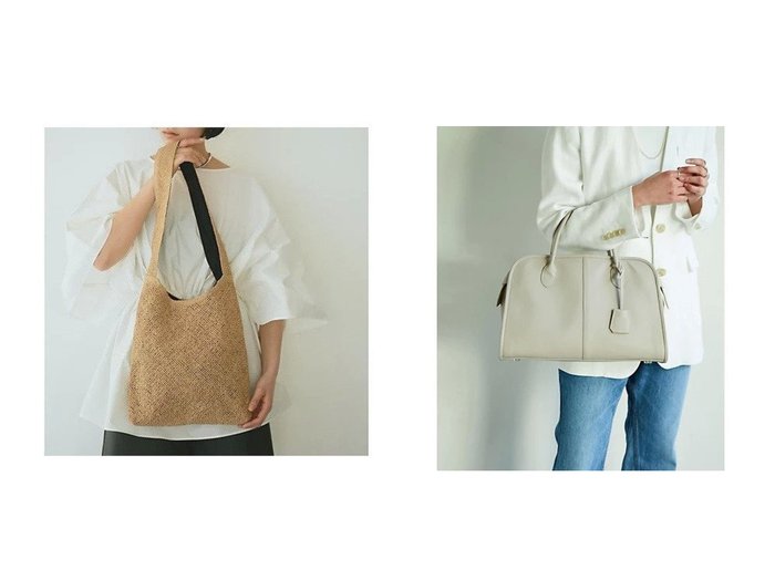 【GALLARDAGALANTE/ガリャルダガランテ】のワンショルダーかごバッグ&【Hoaw.】ボストンバッグ 【バッグ・鞄】おすすめ！人気、トレンド、レディースファッションの通販  おすすめ人気トレンドファッション通販アイテム 人気、トレンドファッション・服の通販 founy(ファニー) ファッション Fashion レディースファッション WOMEN バッグ Bag アクセサリー 切替 シューズ シンプル スエード センター チェーン 定番 Standard フォルム ボストンバッグ ポケット おすすめ Recommend ショルダー 軽量 |ID:crp329100000148446