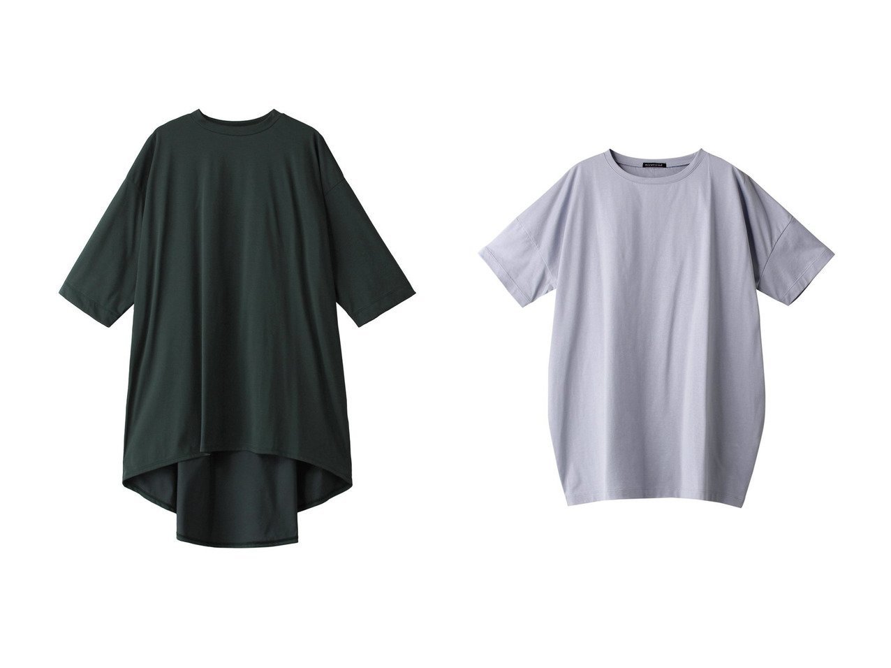 mizuiro ind/ミズイロ インド】のO プルオーバー&mock neck flare