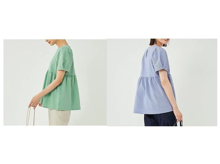 【green label relaxing / UNITED ARROWS/グリーンレーベル リラクシング / ユナイテッドアローズ】のサッカー コンシャス プルオーバー カットソー 【プチプライス、低価格】おすすめ！人気、トレンド、レディースファッションの通販  おすすめ人気トレンドファッション通販アイテム インテリア・キッズ・メンズ・レディースファッション・服の通販 founy(ファニー) https://founy.com/ ファッション Fashion レディースファッション WOMEN トップス・カットソー Tops/Tshirt プルオーバー Pullover カットソー Cut and Sewn おすすめ Recommend カットソー コンシャス サッカー シンプル ストライプ デニム ボトム 夏 Summer 春 Spring |ID:crp329100000148624