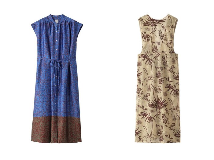 【ROSE BUD/ローズバッド】の花柄前あきワンピース&【mag.by c】レースエプロンワンピース おすすめ！人気、トレンド、レディースファッションの通販  おすすめ人気トレンドファッション通販アイテム 人気、トレンドファッション・服の通販 founy(ファニー) ファッション Fashion レディースファッション WOMEN ワンピース Dress チュニック Tunic シアー チュニック デニム ボタニカル メッシュ レース ロング |ID:crp329100000148641