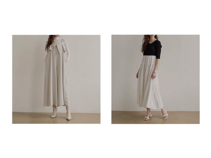 【MIELIINVARIANT/ミエリインヴァリアント】のA Rompers&Tiered Docking Dress  【ワンピース、ドレス】おすすめ！人気、トレンド、レディースファッションの通販 おすすめ人気トレンドファッション通販アイテム 人気、トレンドファッション・服の通販 founy(ファニー) ファッション Fashion レディースファッション WOMEN ワンピース Dress ドレス Party Dresses カッティング ギャザー サマー ティアード ドッキング ドレス 軽量 おすすめ Recommend アシンメトリー インナー オケージョン シンプル リラックス ロンパース |ID:crp329100000148716