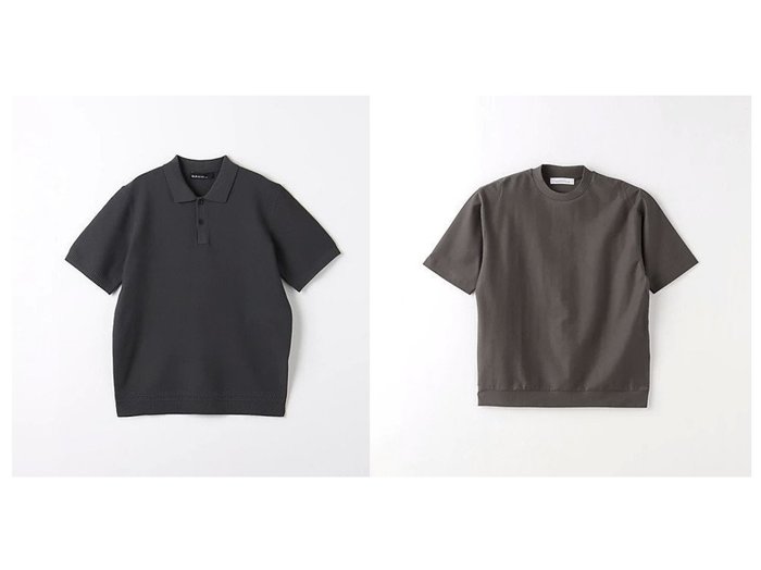 【green label relaxing / UNITED ARROWS / MEN/グリーンレーベルリラクシング】のミラノビズ クルーネック Tシャツ&【WEB限定】ウォッシャブル カラー カノコ ポロシャツ 【MEN】おすすめ！人気トレンド・男性、メンズファッションの通販  おすすめ人気トレンドファッション通販アイテム インテリア・キッズ・メンズ・レディースファッション・服の通販 founy(ファニー) https://founy.com/ ファッション Fashion メンズファッション MEN インナー シルケット ジャケット スタンダード ミラノ おすすめ Recommend |ID:crp329100000149164