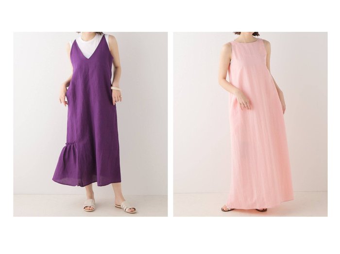 【IENA/イエナ】の【ノーメント】COTTON LINEN MIX キャミワンピース&【ビロット】GIWA DRESS おすすめ！人気、トレンド、レディースファッションの通販 おすすめ人気トレンドファッション通販アイテム 人気、トレンドファッション・服の通販 founy(ファニー) ファッション Fashion レディースファッション WOMEN ワンピース Dress ドレス Party Dresses キャミワンピース No Sleeve Dresses NEW・新作・新着・新入荷 New Arrivals 2023年 2023 2023春夏・S/S SS,Spring/Summer,2023 キャミワンピース スタンダード ドレス バランス |ID:crp329100000149642