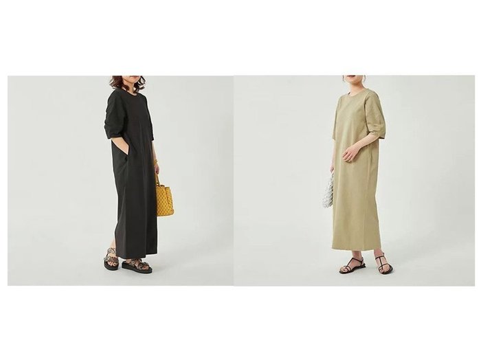 【green label relaxing / UNITED ARROWS/グリーンレーベル リラクシング / ユナイテッドアローズ】の【WEB限定】[H148-155cm]Iライン カットワンピース おすすめ！人気、トレンド、レディースファッションの通販  おすすめ人気トレンドファッション通販アイテム インテリア・キッズ・メンズ・レディースファッション・服の通販 founy(ファニー) https://founy.com/ ファッション Fashion レディースファッション WOMEN ワンピース Dress おすすめ Recommend サンダル シューズ スニーカー スリーブ バランス フェミニン フラット マキシ 夏 Summer |ID:crp329100000149707