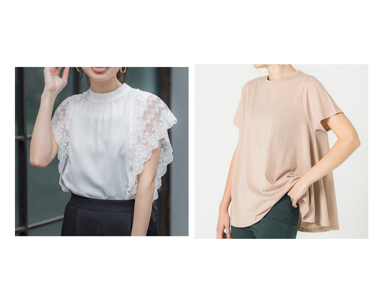 【COCA/コカ】のリネンライク肩レースブラウス&コンパクトフレアシルエットTシャツ 【プチプライス・低価格】おすすめ!人気、トレンド、レディースファッションの通販 おすすめ人気トレンドファッション通販アイテム インテリア・キッズ・メンズ・レディースファッション・服の通販 founy(ファニー) ファッション Fashion レディースファッション WOMEN トップス・カットソー Tops/Tshirt シャツ/ブラウス Shirts/Blouses ロング / Tシャツ T-Shirts カットソー Cut and Sewn NEW・新作・新着・新入荷 New Arrivals インナー ポケット リネン レース コンパクト フレア ブラック系 Black ホワイト系 White レッド系 Red |ID:crp329100000149801