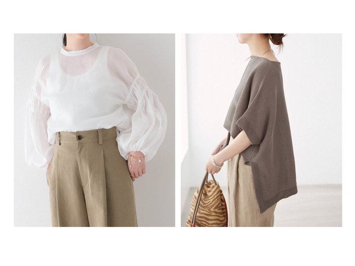 【IENA/イエナ】の【デリー】Ramie Lawn シア-シャツ&《2 》コットンギマポンチョプルオーバー おすすめ！人気、トレンド、レディースファッションの通販  おすすめ人気トレンドファッション通販アイテム 人気、トレンドファッション・服の通販 founy(ファニー) ファッション Fashion レディースファッション WOMEN トップス・カットソー Tops/Tshirt シャツ/ブラウス Shirts/Blouses ニット Knit Tops プルオーバー Pullover 2022年 2022 2022 春夏 S/S SS,Spring/Summer,2022 2023年 2023 2023春夏・S/S SS,Spring/Summer,2023 |ID:crp329100000149822