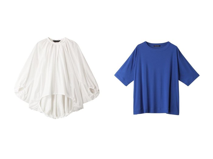 【mizuiro ind/ミズイロ インド】のballoon shirt シャツ&slv T Tシャツ 【トップス、カットソー】おすすめ！人気、トレンド、レディースファッションの通販 おすすめ人気トレンドファッション通販アイテム 人気、トレンドファッション・服の通販 founy(ファニー) ファッション Fashion レディースファッション WOMEN トップス・カットソー Tops/Tshirt シャツ/ブラウス Shirts/Blouses ロング / Tシャツ T-Shirts カットソー Cut and Sewn シアー ショート シンプル スリーブ トレンド バルーン |ID:crp329100000149921