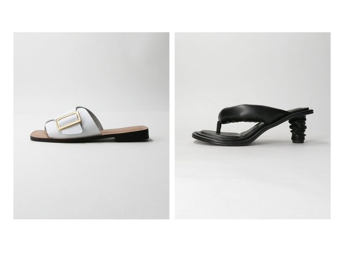 【BEAUTY&YOUTH / UNITED ARROWS/ビューティ&ユース ユナイテッドアローズ】のCORSO ROMA 9 ビッグバックル サンダル&JW PEI Talia トングサンダル おすすめ！人気、トレンド、レディースファッションの通販  おすすめ人気トレンドファッション通販アイテム 人気、トレンドファッション・服の通販 founy(ファニー) ファッション Fashion レディースファッション WOMEN バッグ Bag おすすめ Recommend コレクション サンダル シューズ ジャケット セットアップ デニム ハーフ ビッグ ワイド クッション フェイクレザー |ID:crp329100000150041