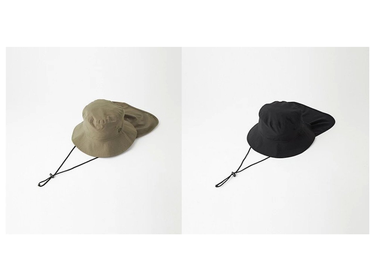 【green label relaxing / UNITED ARROWS/グリーンレーベル リラクシング / ユナイテッドアローズ】の【別注】 ネックガード ハット 帽子 おすすめ！人気、トレンド、レディースファッションの通販  おすすめ人気トレンドファッション通販アイテム インテリア・キッズ・メンズ・レディースファッション・服の通販 founy(ファニー) 　ファッション　Fashion　レディースファッション　WOMEN　帽子　Hats　アウトドア　キャップ　シンプル　スタンダード　スポーツ　別注　帽子　夏　Summer　ブラック系　Black　|ID:crp329100000150326