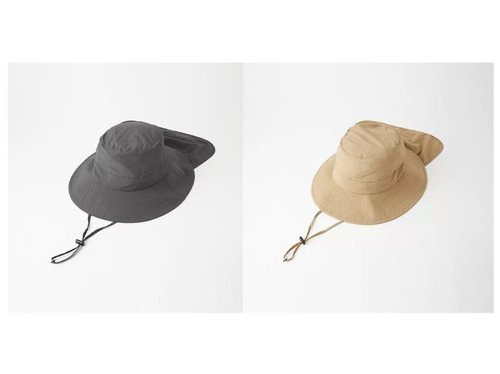 【green label relaxing / UNITED ARROWS/グリーンレーベル リラクシング / ユナイテッドアローズ】の【WEB限定】ネックガード付き 2WAY ハット おすすめ！人気、トレンド、レディースファッションの通販 おすすめ人気トレンドファッション通販アイテム 人気、トレンドファッション・服の通販 founy(ファニー) ファッション Fashion レディースファッション WOMEN アウトドア シンプル 夏 Summer |ID:crp329100000150351