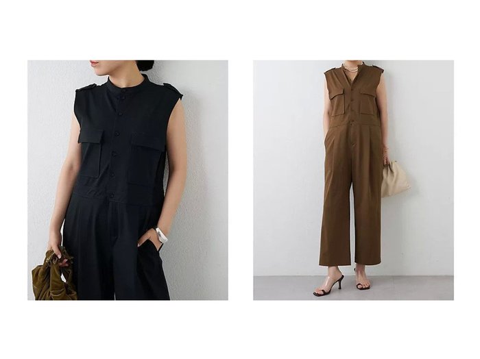 【Whim Gazette/ウィムガゼット】のサファリジャンプスーツ 【ワンピース、ドレス】おすすめ！人気、トレンド、レディースファッションの通販 おすすめ人気トレンドファッション通販アイテム 人気、トレンドファッション・服の通販 founy(ファニー) ファッション Fashion レディースファッション WOMEN ワンピース Dress |ID:crp329100000150550