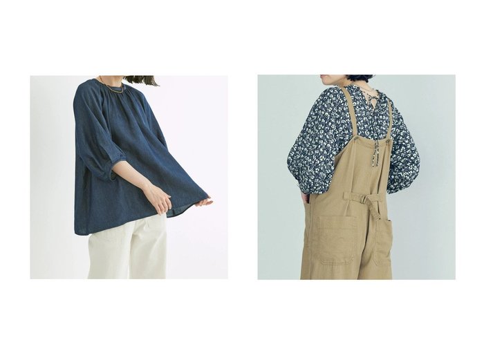 【AMERICAN HOLIC/アメリカンホリック】のデニム袖ボリュームバックリボンブラウス&袖ボリュームバックリボンブラウス 【プチプライス・低価格】おすすめ！人気、トレンド、レディースファッションの通販  おすすめ人気トレンドファッション通販アイテム 人気、トレンドファッション・服の通販 founy(ファニー) ファッション Fashion レディースファッション WOMEN トップス・カットソー Tops/Tshirt シャツ/ブラウス Shirts/Blouses 送料無料 Free Shipping おすすめ Recommend ギャザー スリーブ デニム フェミニン ポケット リボン |ID:crp329100000150599