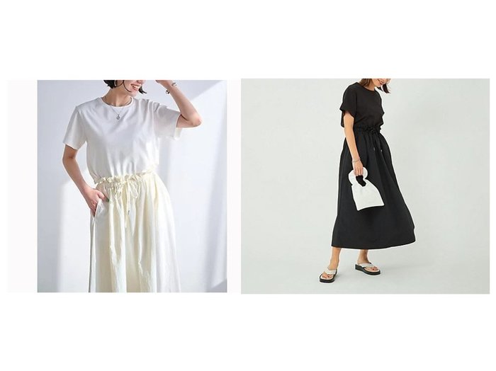 【green label relaxing / UNITED ARROWS/グリーンレーベル リラクシング / ユナイテッドアローズ】の【WEB限定】ドッキング クール ワンピース おすすめ！人気、トレンド、レディースファッションの通販  おすすめ人気トレンドファッション通販アイテム 人気、トレンドファッション・服の通販 founy(ファニー) ファッション Fashion レディースファッション WOMEN ワンピース Dress アクセサリー アンダー オケージョン 春 Spring 洗える クール スリーブ ドッキング バランス パフォーマンス リボン S/S・春夏 SS・Spring/Summer おすすめ Recommend 夏 Summer |ID:crp329100000150619