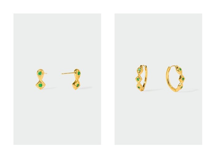 【AYAMI jewelry/アヤミ ジュエリー】のSparkling Emerald スタッドピアス&Sparkling Emerald ピアス おすすめ！人気、トレンド、レディースファッションの通販  おすすめ人気トレンドファッション通販アイテム インテリア・キッズ・メンズ・レディースファッション・服の通販 founy(ファニー) https://founy.com/ ファッション Fashion レディースファッション WOMEN ジュエリー Jewelry リング Rings イヤリング Earrings イヤリング |ID:crp329100000150702