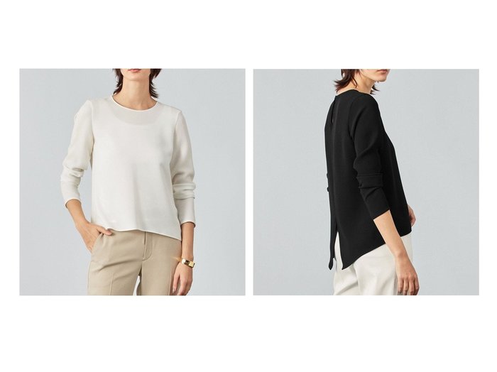 【BEIGE,/ベイジ,】のロングスリーブブラウス おすすめ！人気、トレンド、レディースファッションの通販  おすすめ人気トレンドファッション通販アイテム 人気、トレンドファッション・服の通販 founy(ファニー) ファッション Fashion レディースファッション WOMEN トップス・カットソー Tops/Tshirt シャツ/ブラウス Shirts/Blouses インナー エレガント カットソー カーディガン 今季 シンプル ジャケット スタイリッシュ 定番 Standard バランス フラット 半袖 ラウンド 再入荷 Restock/Back in Stock/Re Arrival 送料無料 Free Shipping おすすめ Recommend |ID:crp329100000150734