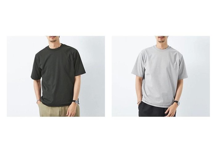 【green label relaxing / UNITED ARROWS / MEN/グリーンレーベルリラクシング】のシティ アクティビTee Tシャツ -吸水速乾- 【MEN】おすすめ！人気トレンド・男性、メンズファッションの通販  おすすめ人気トレンドファッション通販アイテム 人気、トレンドファッション・服の通販 founy(ファニー) ファッション Fashion メンズファッション MEN アウトドア 吸水 サンダル ショーツ スポーツ スポーティ スラックス ドローコード メランジ ルーズ おすすめ Recommend |ID:crp329100000151013