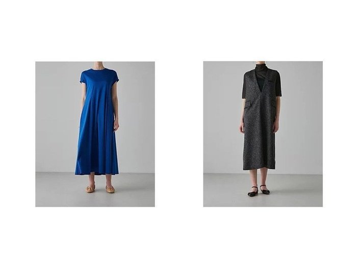 【ADORE/アドーア】のファインツィードワンピース&ファインスムースワンピース 【ワンピース、ドレス】おすすめ！人気、トレンド、レディースファッションの通販  おすすめ人気トレンドファッション通販アイテム 人気、トレンドファッション・服の通販 founy(ファニー) ファッション Fashion レディースファッション WOMEN ワンピース Dress なめらか カットソー ジャージー スタンダード フレア リラックス S/S・春夏 SS・Spring/Summer おすすめ Recommend クラシック ツィード ツイード フィット 夏 Summer 春 Spring 無地 |ID:crp329100000151099