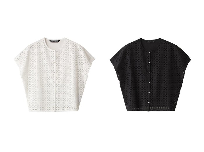 【mizuiro ind/ミズイロ インド】のS shirt シャツ 【トップス、カットソー】おすすめ！人気、トレンド、レディースファッションの通販  おすすめ人気トレンドファッション通販アイテム 人気、トレンドファッション・服の通販 founy(ファニー) ファッション Fashion レディースファッション WOMEN トップス・カットソー Tops/Tshirt キャミソール / ノースリーブ No Sleeves シャツ/ブラウス Shirts/Blouses ショート シンプル ノースリーブ フロント ボトム レース 無地 |ID:crp329100000151227