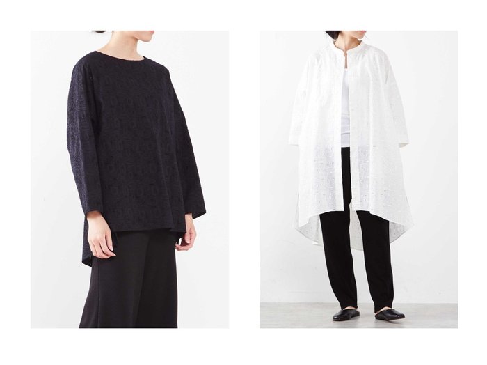 【PLAIN PEOPLE/プレインピープル】のボトルレースプルオーバー&ボトルレースチュニックシャツ おすすめ！人気、トレンド、レディースファッションの通販 おすすめ人気トレンドファッション通販アイテム 人気、トレンドファッション・服の通販 founy(ファニー) ファッション Fashion レディースファッション WOMEN トップス・カットソー Tops/Tshirt シャツ/ブラウス Shirts/Blouses プルオーバー Pullover 2023年 2023 2023-2024秋冬・A/W AW/Autumn/Winter//FW/Fall-Winter/2023-2024 A/W・秋冬 AW・Autumn/Winter・FW・Fall-Winter アイレット クラシック スリーブ チュニック ボトム マニッシュ レース ロング 手描き シンプル ヘムライン |ID:crp329100000151429