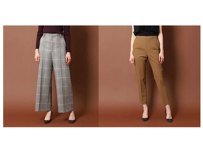 【DRESSTERIOR/ドレステリア】のチェックワイドパンツ&イージーウエストテーパードパンツ 【パンツ】おすすめ！人気、トレンド、レディースファッションの通販 おすすめ人気トレンドファッション通販アイテム インテリア・キッズ・メンズ・レディースファッション・服の通販 founy(ファニー) https://founy.com/ ファッション Fashion レディースファッション WOMEN パンツ Pants インナー シンプル ストレッチ デスク ドレス 定番 Standard ベーシック ポケット リラックス ワーク おすすめ Recommend エレガント 秋 Autumn/Fall チェック 人気 パターン ビッグ フェルト マニッシュ ワイド |ID:crp329100000151855