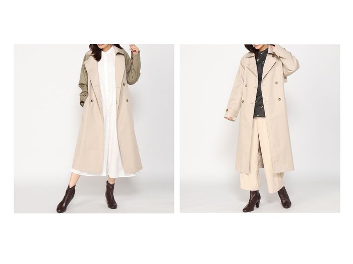 【niko and…/ニコアンド】のヤワラカトレンチコート 【プチプライス・低価格】おすすめ！人気、トレンド、レディースファッションの通販  おすすめ人気トレンドファッション通販アイテム 人気、トレンドファッション・服の通販 founy(ファニー) ファッション Fashion レディースファッション WOMEN アウター Coat Outerwear コート Coats ジャケット Jackets トレンチコート Trench Coats ベーシック ミリタリー ロング |ID:crp329100000154067