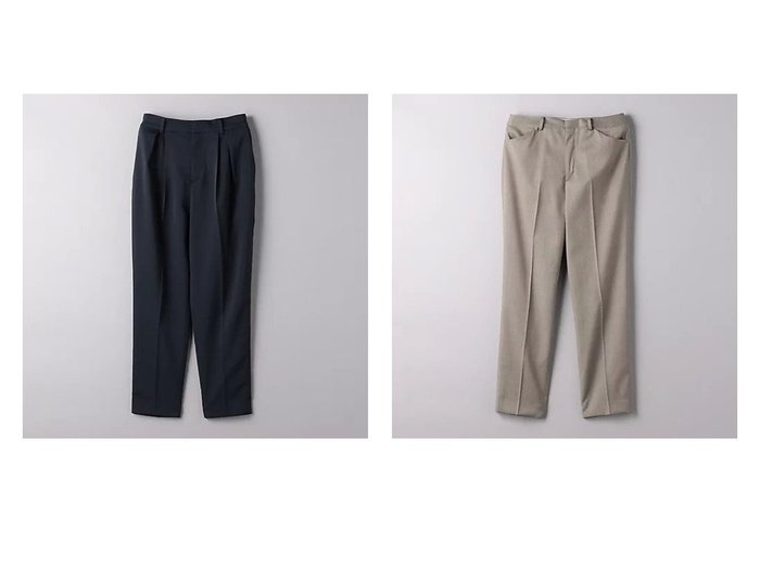 【UNITED ARROWS/ユナイテッドアローズ】のUSEFUL タック テーパードパンツ&CANONICO テーパード スリム パンツ おすすめ！人気、トレンド、レディースファッションの通販   おすすめ人気トレンドファッション通販アイテム 人気、トレンドファッション・服の通販 founy(ファニー) 　ファッション　Fashion　レディースファッション　WOMEN　パンツ　Pants　くるぶし　シューズ　セットアップ　フラット　フロント　イタリア　ジャケット　スリム　テーパード　おすすめ　Recommend　夏　Summer　|ID:crp329100000154475