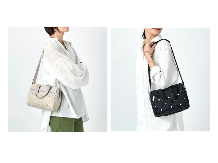 【LeSportsac/レスポートサック】のドリフトウッドパール&ブラックパール 【バッグ・鞄通販】おすすめ！人気、トレンド、レディースファッションの通販 おすすめ人気トレンドファッション通販アイテム 人気、トレンドファッション・服の通販 founy(ファニー) 　ファッション　Fashion　レディースファッション　WOMEN　アクセサリー　キルティング　コレクション　コンパクト　軽量　財布　トラベル　パーティ　パール　フォルム　プリント　ボストン　ボストンバッグ　ポケット　ポシェット　無地　送料無料　Free Shipping　おすすめ　Recommend　|ID:crp329100000155857