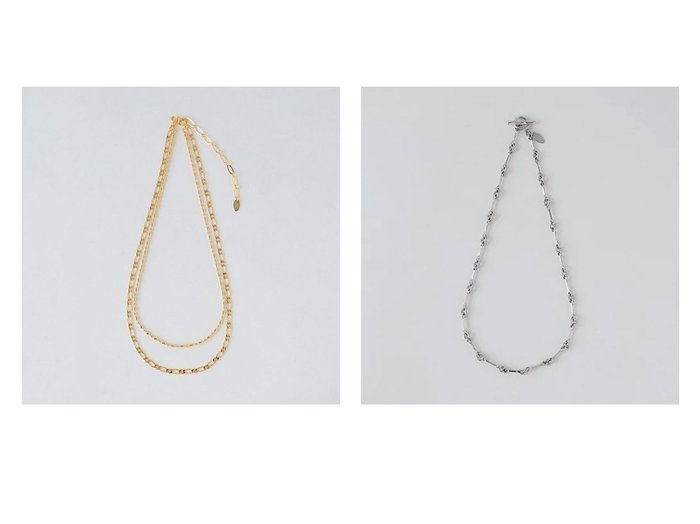 【green label relaxing / UNITED ARROWS/グリーンレーベル リラクシング / ユナイテッドアローズ】のボール キヘイチェーン 2連 3WAY ネックレス&デザインバー チェーン ST ネックレス おすすめ！人気、トレンド、レディースファッションの通販   おすすめ人気トレンドファッション通販アイテム インテリア・キッズ・メンズ・レディースファッション・服の通販 founy(ファニー) https://founy.com/ ファッション Fashion レディースファッション WOMEN ジュエリー Jewelry ネックレス Necklaces アクセサリー ジュエリー チェーン トレンド ネックレス シンプル バランス フェミニン |ID:crp329100000156939