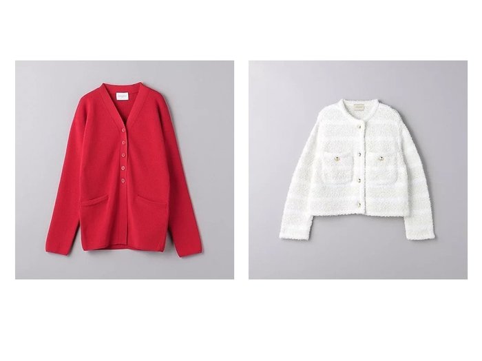 【UNITED ARROWS/ユナイテッドアローズ】のアゼ ドルマンスリーブ カーディガン&ボーダー ミックス ツイード ニットカーディガン おすすめ！人気、トレンド、レディースファッションの通販   おすすめ人気トレンドファッション通販アイテム インテリア・キッズ・メンズ・レディースファッション・服の通販 founy(ファニー) https://founy.com/ ファッション Fashion レディースファッション WOMEN トップス・カットソー Tops/Tshirt ニット Knit Tops カーディガン Cardigans インナー カーディガン スラックス ツイード デニム バランス フリンジ ボックス ボトム ボーダー ポケット ミックス メタル 畦 シンプル フォルム フレア おすすめ Recommend |ID:crp329100000156955