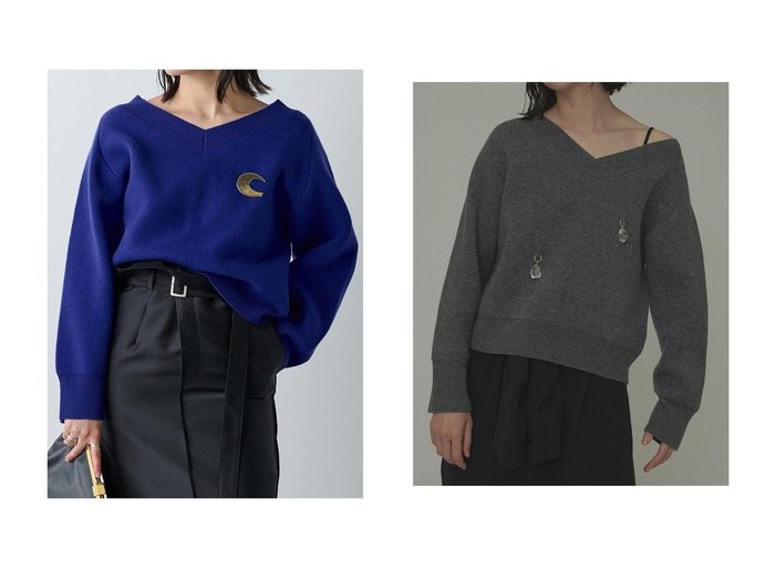 【GALLARDAGALANTE/ガリャルダガランテ】の【CEPIE.】ラグランVニット 【トップス、カットソー通販】おすすめ！人気、トレンド、レディースファッションの通販 おすすめ人気トレンドファッション通販アイテム インテリア・キッズ・メンズ・レディースファッション・服の通販 founy(ファニー) https://founy.com/ ファッション Fashion レディースファッション WOMEN トップス・カットソー Tops/Tshirt ニット Knit Tops プルオーバー Pullover 2023年 2023 2023-2024秋冬・A/W AW/Autumn/Winter//FW/Fall-Winter/2023-2024 A/W・秋冬 AW・Autumn/Winter・FW・Fall-Winter ストレッチ ダブル バランス フェイス フォルム ボトム メンズ |ID:crp329100000157177