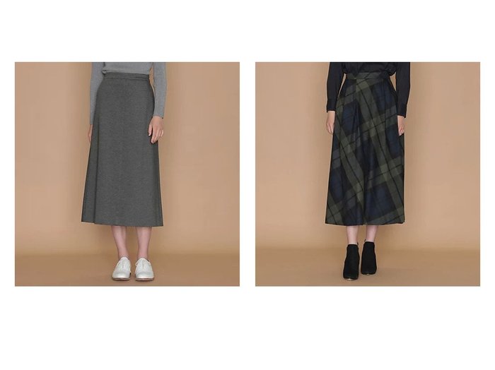 【MACKINTOSH LONDON/マッキントッシュ ロンドン】のストレッチポンチスカート&ブラックウォッチスカート 【スカート通販】おすすめ！人気、トレンド、レディースファッションの通販  おすすめ人気トレンドファッション通販アイテム 人気、トレンドファッション・服の通販 founy(ファニー) 　ファッション　Fashion　レディースファッション　WOMEN　スカート　Skirt　ウォッシャブル　バイアス　シルケット　シンプル　ストレッチ　冬　Winter　春　Spring　秋　Autumn/Fall　|ID:crp329100000157297