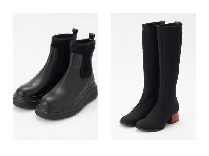 【LANVIN en Bleu/ランバン オン ブルー】のニットロングブーツ&サイドゴアブーツ おすすめ！人気、トレンド、レディースファッションの通販 おすすめ人気トレンドファッション通販アイテム 人気、トレンドファッション・服の通販 founy(ファニー) ファッション Fashion レディースファッション WOMEN ストレッチ フィット 防寒 ロング A/W・秋冬 AW・Autumn/Winter・FW・Fall-Winter おすすめ Recommend 2023年 2023 2023-2024秋冬・A/W AW/Autumn/Winter//FW/Fall-Winter/2023-2024 ショート ソックス タイツ ベーシック ワイド |ID:crp329100000157488
