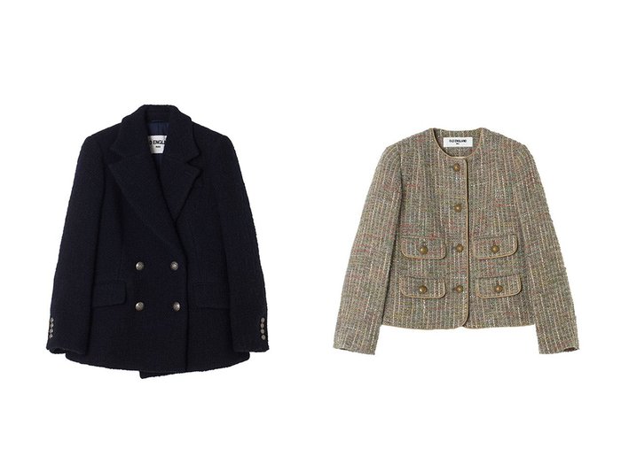 【OLD ENGLAND/オールド イングランド】のロービングスラブジャケット&ファンシーツィードジャケット 【2023-2024秋冬・A/W アウター通販】おすすめ！人気、トレンド、レディースファッションの通販   おすすめ人気トレンドファッション通販アイテム インテリア・キッズ・メンズ・レディースファッション・服の通販 founy(ファニー) https://founy.com/ ファッション Fashion レディースファッション WOMEN アウター Coat Outerwear ジャケット Jackets 2023年 2023 2023-2024秋冬・A/W AW/Autumn/Winter//FW/Fall-Winter/2023-2024 A/W・秋冬 AW・Autumn/Winter・FW・Fall-Winter ジャケット ツィード ツイード ループ デニム メッシュ |ID:crp329100000158277
