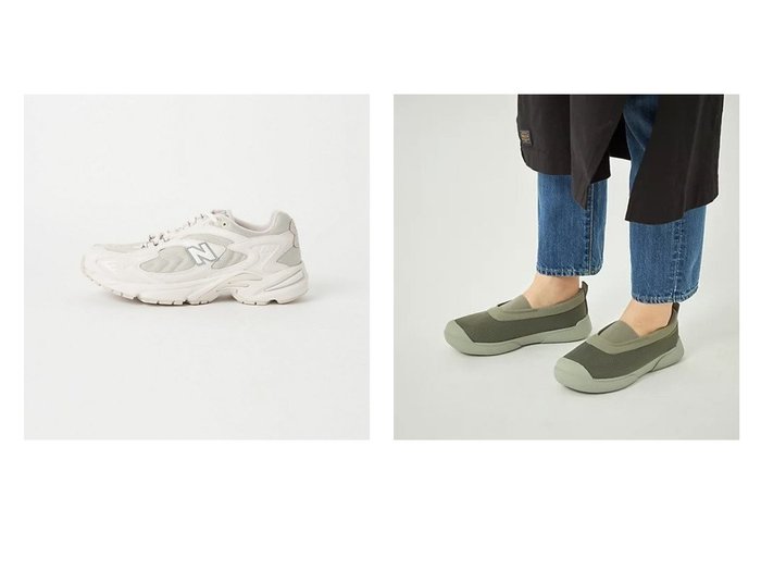 【green label relaxing / UNITED ARROWS/グリーンレーベル リラクシング / ユナイテッドアローズ】の【WEB限定】810s EDU スニーカー&ML725 AL スニーカー 【2023-2024秋冬・A/W シューズ・靴、通販】おすすめ！人気、トレンド、レディースファッションの通販  おすすめ人気トレンドファッション通販アイテム 人気、トレンドファッション・服の通販 founy(ファニー) ファッション Fashion レディースファッション WOMEN クッション シューズ スニーカー スリッポン メッシュ クラシカル スポーティ フィット ミックス ランニング 秋 Autumn/Fall |ID:crp329100000158965