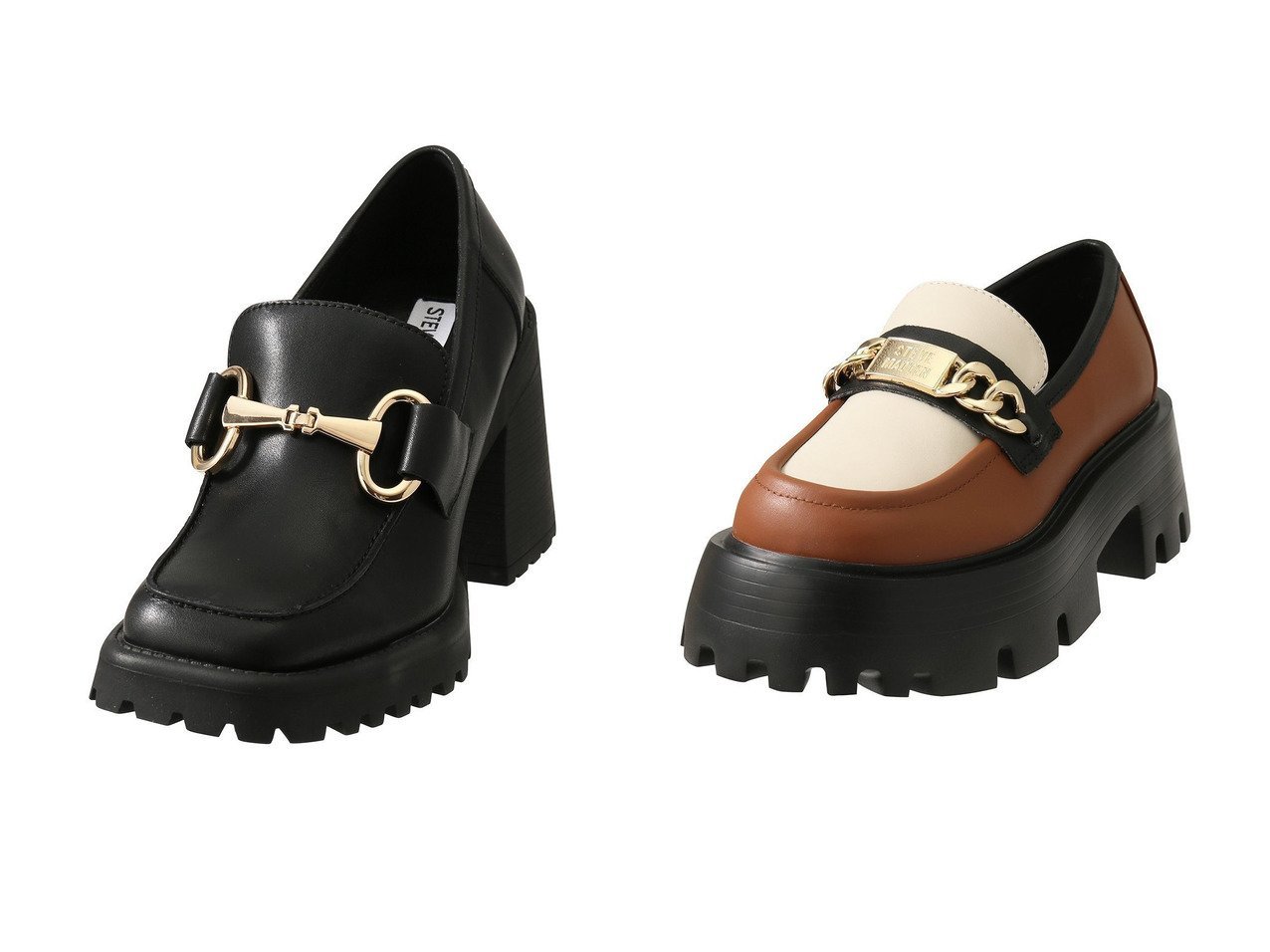 【STEVE MADDEN/スティーブマデン】のUPTOWNGRL チャンキーヒールビットローファー&MOTORIDE 厚底チェーンローファー 【2023-2024秋冬・A/W　シューズ・靴通販】おすすめ！人気、トレンド、レディースファッションの通販 おすすめで人気の流行・トレンド、ファッションの通販商品 インテリア・家具・メンズファッション・キッズファッション・レディースファッション・服の通販 founy(ファニー) https://founy.com/ ファッション Fashion レディースファッション WOMEN A/W・秋冬 AW・Autumn/Winter・FW・Fall-Winter おすすめ Recommend シューズ スタイリッシュ ソックス チェーン フォルム フラット マキシ 厚底 シンプル 再入荷 Restock/Back in Stock/Re Arrival |ID:crp329100000159277