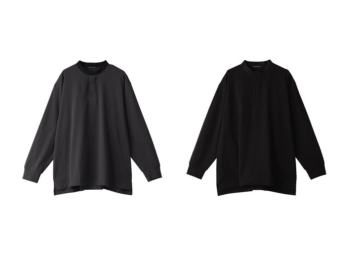 【mizuiro ind/ミズイロ インド】のstand collar rugby tunic チュニック 【2023-2024秋冬・A/W　ワンピース、ドレス通販】おすすめ！人気、トレンド、レディースファッションの通販 おすすめ人気トレンドファッション通販アイテム 人気、トレンドファッション・服の通販 founy(ファニー) 　ファッション　Fashion　レディースファッション　WOMEN　ワンピース　Dress　チュニック　Tunic　サテン　シンプル　スタンド　チュニック　|ID:crp329100000159649