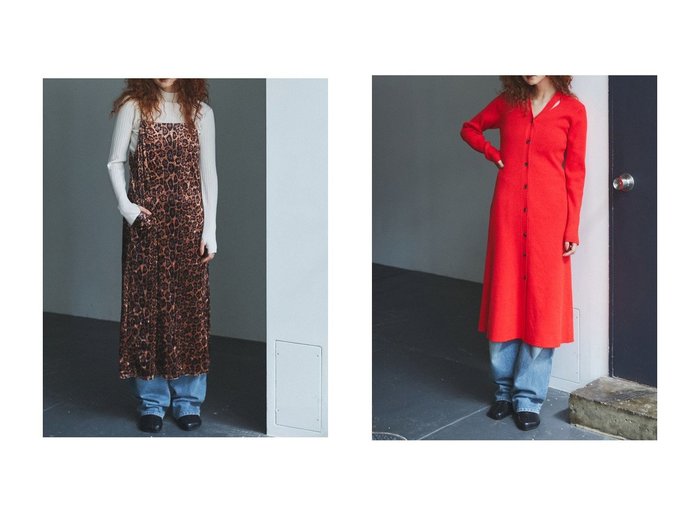 【ROSE BUD/ローズバッド】のベロアキャミワンピース&リブニットワンピース 【2023-2024秋冬・A/W　ワンピース、ドレス通販】おすすめ！人気、トレンド、レディースファッションの通販 おすすめ人気トレンドファッション通販アイテム インテリア・キッズ・メンズ・レディースファッション・服の通販 founy(ファニー) https://founy.com/ ファッション Fashion レディースファッション WOMEN ワンピース Dress キャミワンピース No Sleeve Dresses チュニック Tunic ニットワンピース Knit Dresses おすすめ Recommend キャミワンピース チュニック ベロア マニッシュ ロング |ID:crp329100000159707