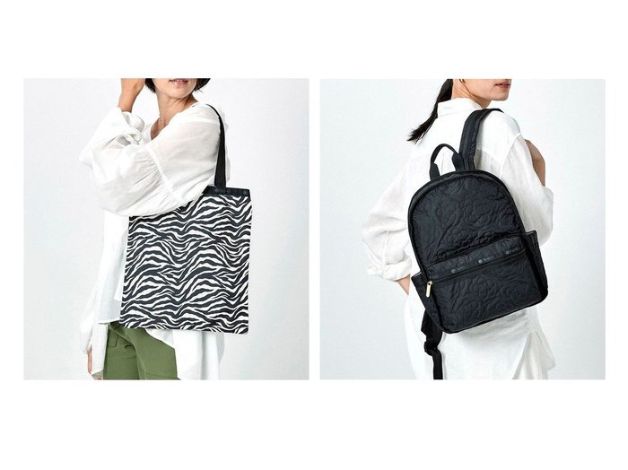 【LeSportsac/レスポートサック】のパフィーブロッサムズ&グランツゼブラ 【2023-2024秋冬・A/W　バッグ・鞄通販】おすすめ！人気、トレンド、レディースファッションの通販 おすすめ人気トレンドファッション通販アイテム インテリア・キッズ・メンズ・レディースファッション・服の通販 founy(ファニー) https://founy.com/ ファッション Fashion レディースファッション WOMEN バッグ Bag 送料無料 Free Shipping おすすめ Recommend コンパクト シンプル フラワー ポケット モチーフ リュック 人気 アニマル オレンジ プリント 雑誌 |ID:crp329100000160997